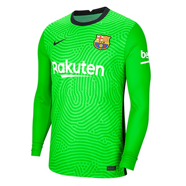 Thailande Maillot Football Barcelone Gardien ML 2020-21 Vert